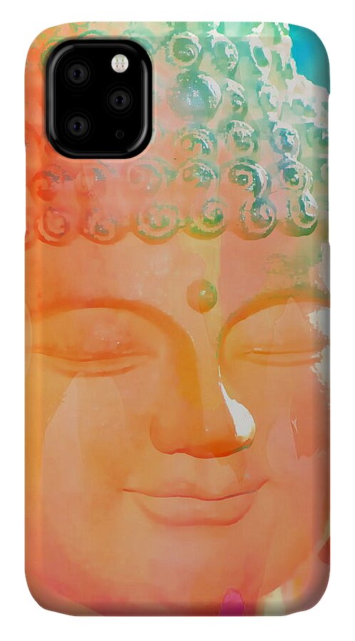 Cindy iPhone 11 Case featuring the photograph Buddah Glow by Cindy Greenstein