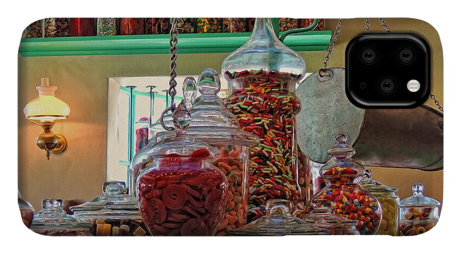 Candy iPhone 11 Case featuring the photograph Candy Store by Jeff Breiman