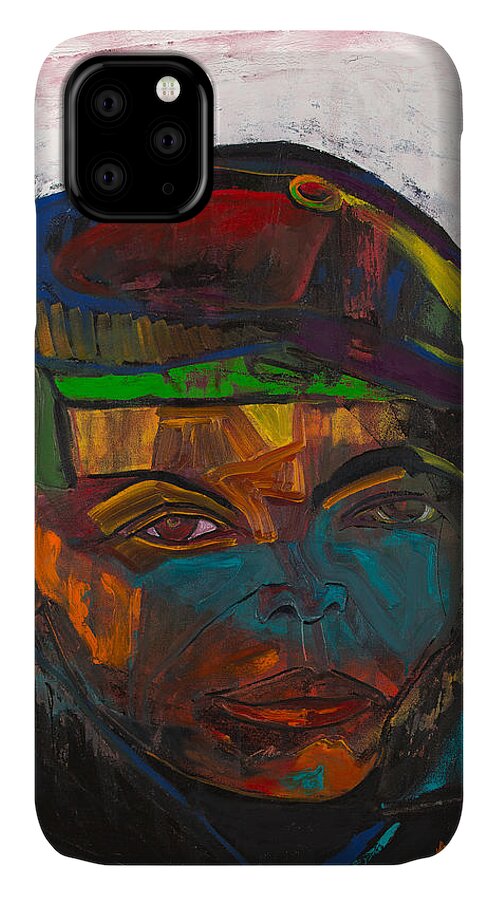Early 2015 iPhone 11 Case featuring the painting Carlos by Hans Magden