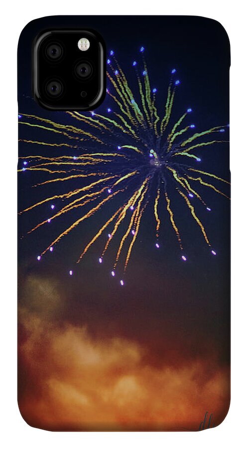 Alzheimer iPhone 11 Case featuring the photograph Celestial Celebration by Dianna Lynn Walker