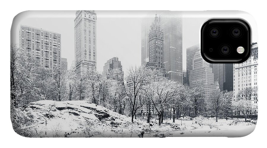 America iPhone 11 Case featuring the photograph Central Park by Mihai Andritoiu
