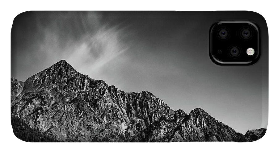 Mount Robson Park iPhone 11 Case featuring the photograph Cinnamon Peak by David Hillier