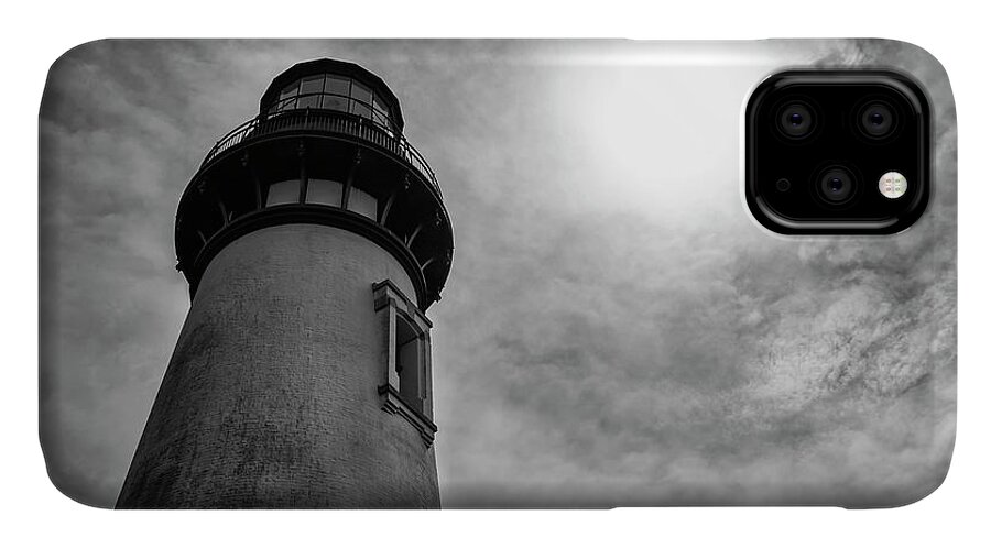Lighthouse iPhone 11 Case featuring the photograph Circled in Light by Steven Clark