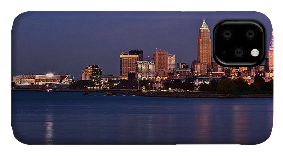  Cleveland Skyline iPhone 11 Case featuring the photograph Cleveland Ohio by Dale Kincaid
