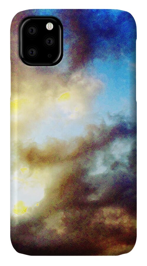 Summer iPhone 11 Case featuring the photograph Clouds by Flavien Gillet
