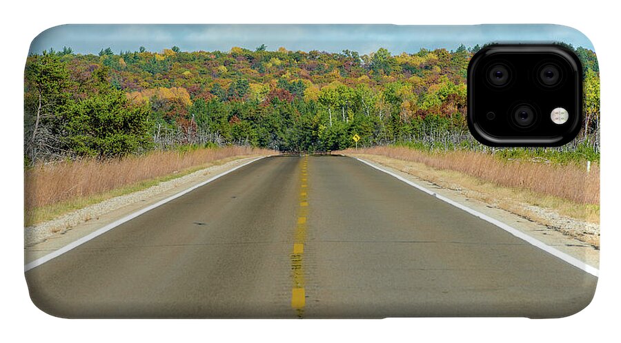Landscape iPhone 11 Case featuring the photograph Color At Roads End by Paul Johnson