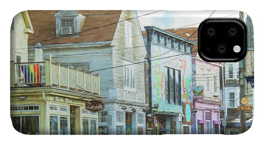 Provincetown iPhone 11 Case featuring the photograph Commercial St #1 by Michael James
