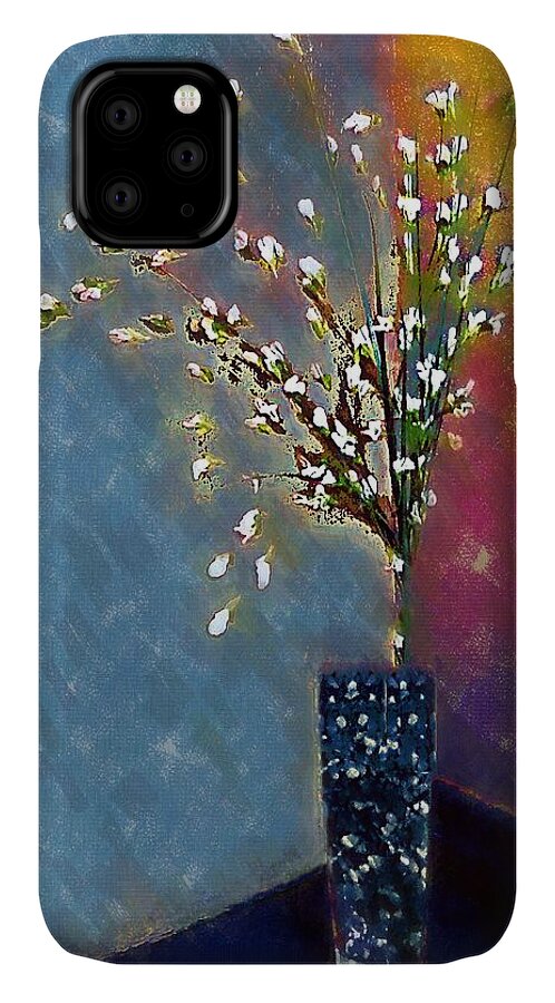 Still Life iPhone 11 Case featuring the painting Cornered by RC DeWinter