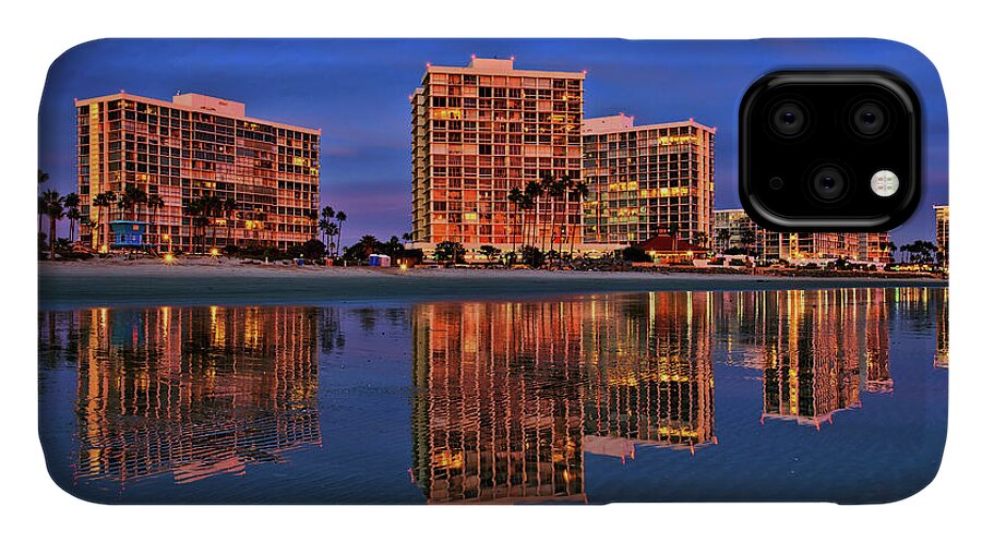 Coastline iPhone 11 Case featuring the photograph Coronado Glass by Sam Antonio