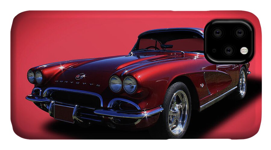 Car iPhone 11 Case featuring the photograph Corvette 62 by Keith Hawley