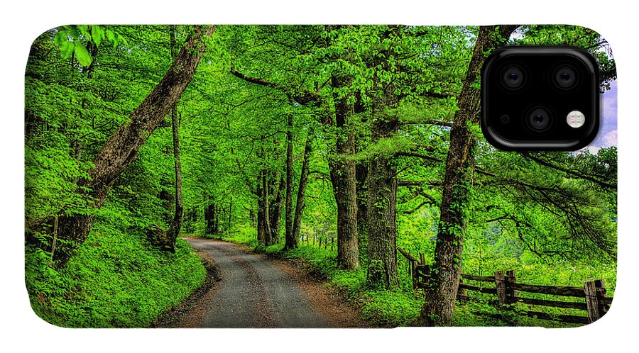 Backroads iPhone 11 Case featuring the photograph Country Roads by Dale R Carlson