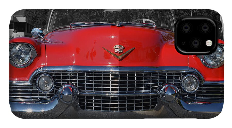 1954 Cadillac Convertible iPhone 11 Case featuring the photograph Cruising Americana by Anthony Baatz