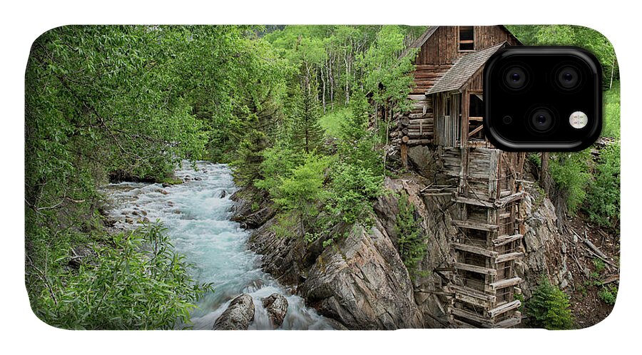 Crystal iPhone 11 Case featuring the photograph Crystal Mill Colorado 3 by Angela Moyer