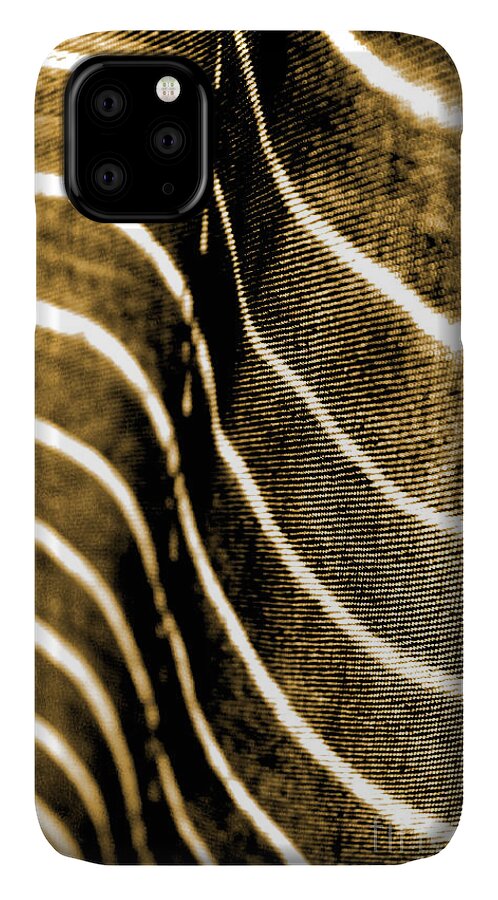 Abstract iPhone 11 Case featuring the photograph Curves and Folds by Todd Blanchard