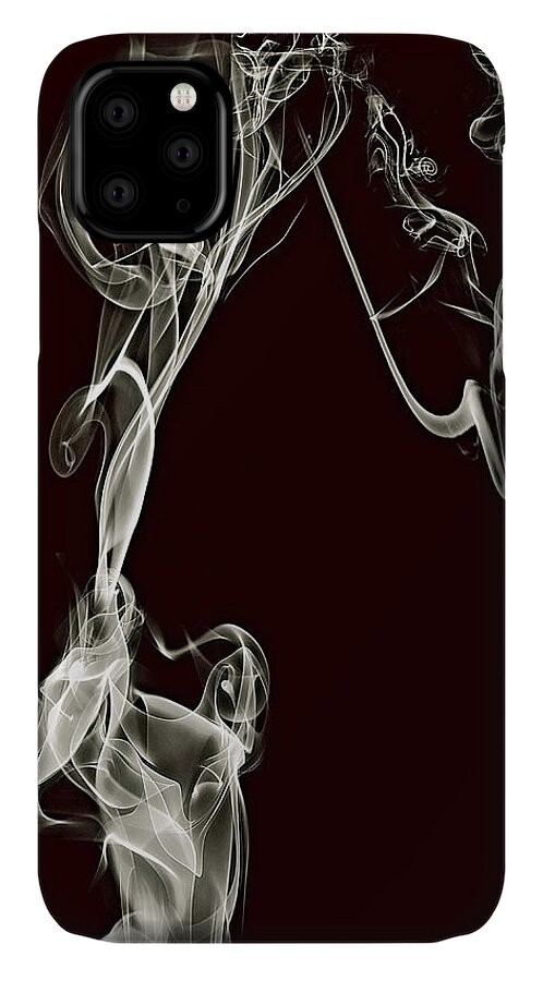 Clay iPhone 11 Case featuring the digital art Dancing Apparitions by Clayton Bruster