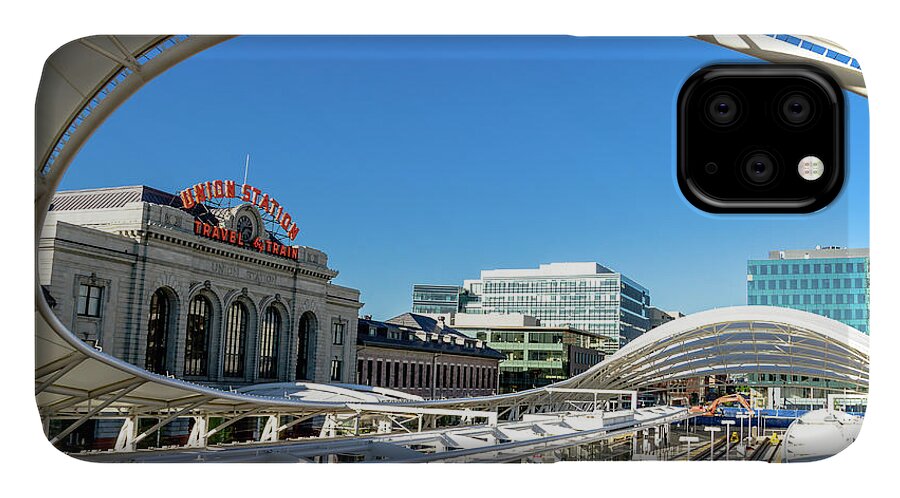 Denver iPhone 11 Case featuring the photograph Denver CO Union Station by Teri Virbickis