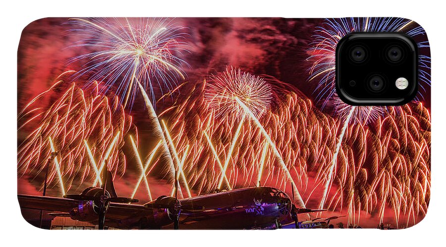 Doc iPhone 11 Case featuring the photograph Doc's Fireworks by David Hart