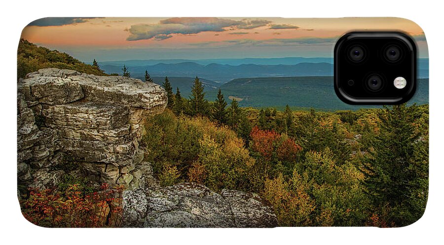 Dolly Sods Wilderness iPhone 11 Case featuring the photograph Dolly Sods Autumn Sundown by Jaki Miller
