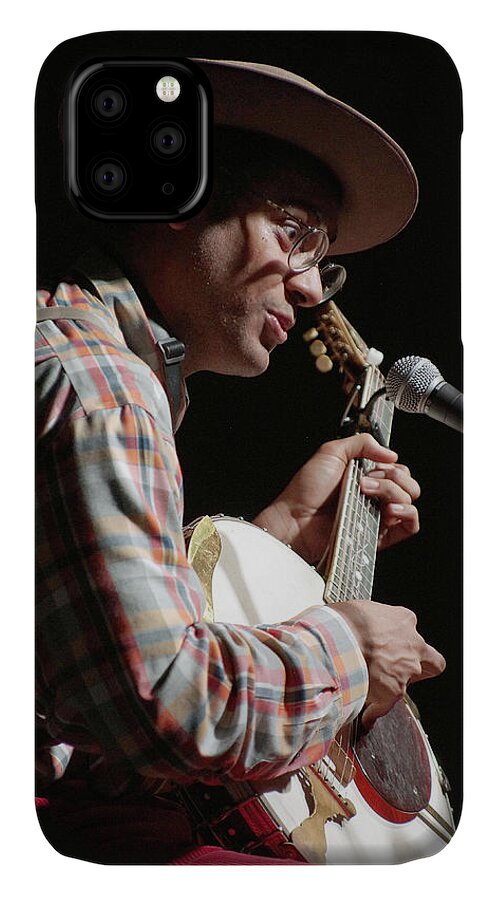 Dom Flemons iPhone 11 Case featuring the photograph Dom Flemons by Jim Mathis