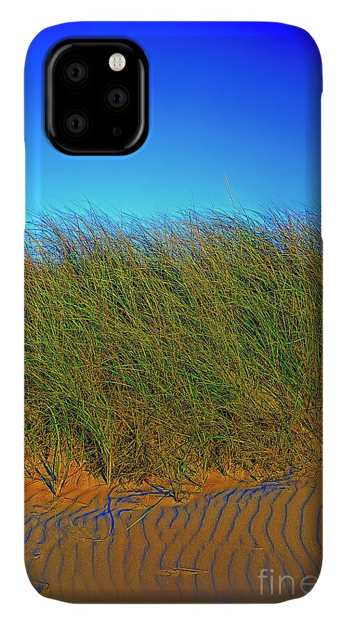 Oceanfront iPhone 11 Case featuring the photograph Drake's Island Beach by Tom Jelen