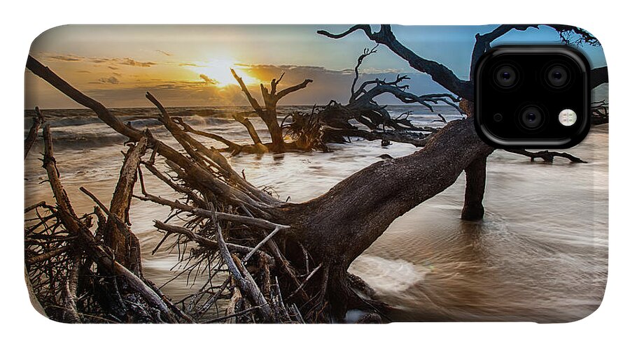 Landscape iPhone 11 Case featuring the photograph Driftwood Beach 7 by Dillon Kalkhurst