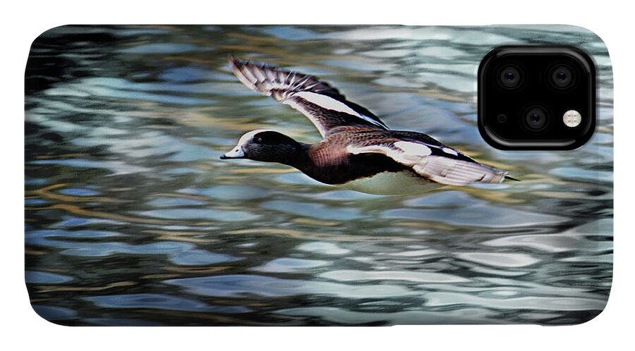 Ducks iPhone 11 Case featuring the digital art Duck Leader by Brad Thornton