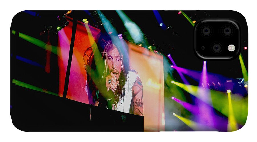 Digital Photography iPhone 11 Case featuring the photograph Sweet Emotion. Aerosmith Live by Tanya Filichkin