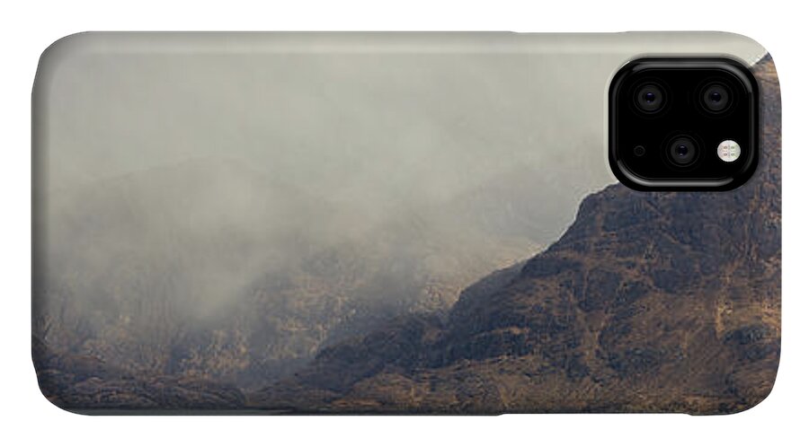 Sgurr Na Stri iPhone 11 Case featuring the photograph Elgol 16x5 Panorama by Stephen Taylor