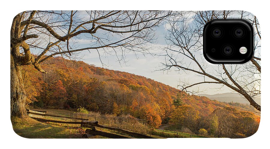 Photosbymch iPhone 11 Case featuring the photograph Fall Colors at the Moses Cone Estate by M C Hood