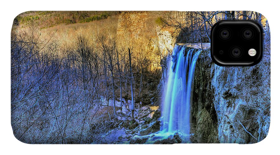 Falling Spring Falls iPhone 11 Case featuring the photograph Falling Spring Falls by Don Mercer