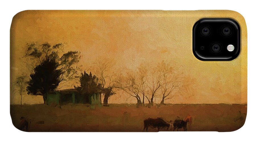 Farm iPhone 11 Case featuring the photograph Farm Life by Pete Rems