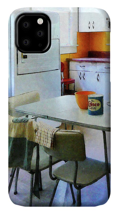 Fifties Kitchen iPhone 11 Case featuring the photograph Fifties Kitchen by Susan Savad