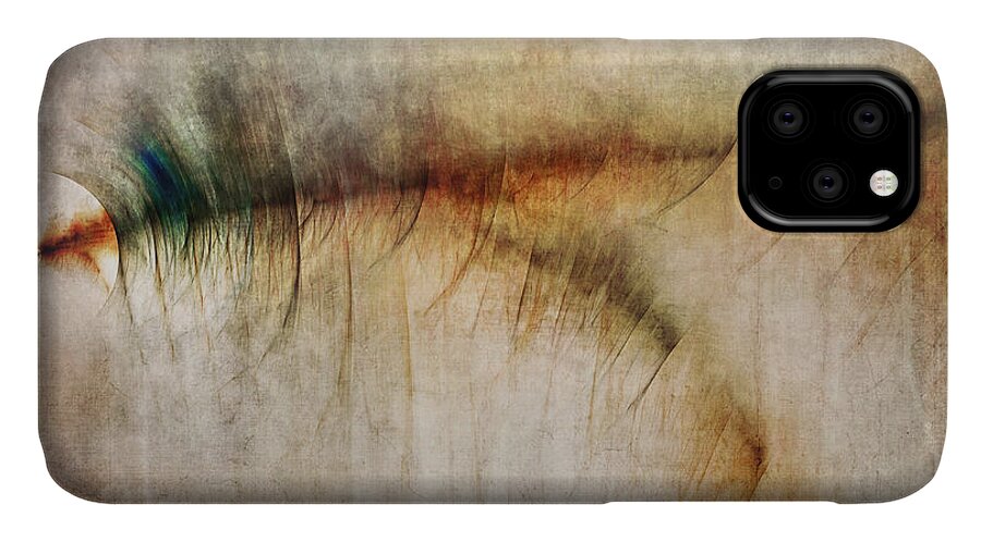 Fire iPhone 11 Case featuring the digital art Fire Walk With Me by Scott Norris