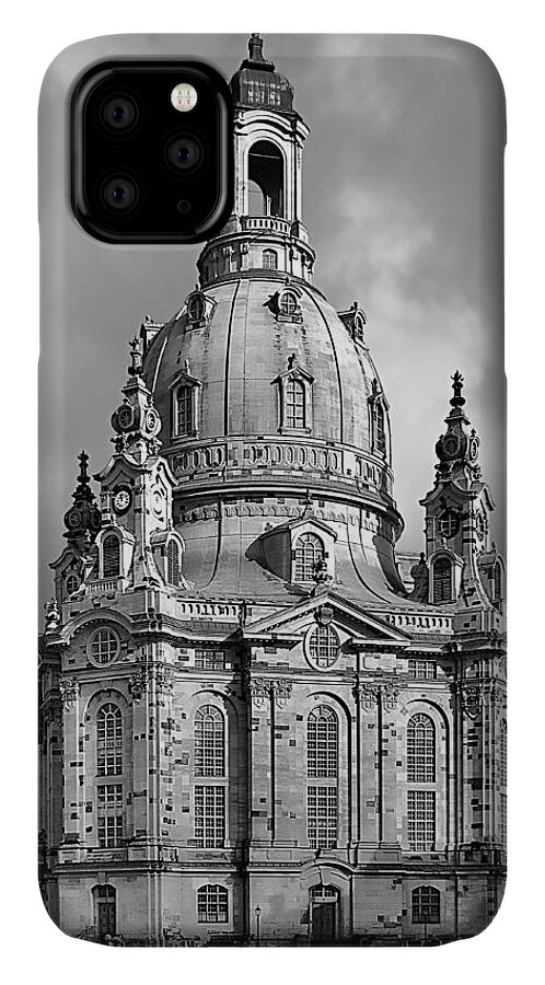 Lutheran iPhone 11 Case featuring the photograph Frauenkirche Dresden - Church of Our Lady by Alexandra Till