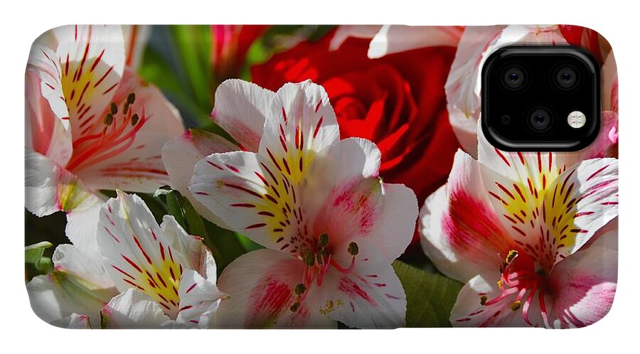 Flowers iPhone 11 Case featuring the photograph Fresh Flowers by Chuck Brown