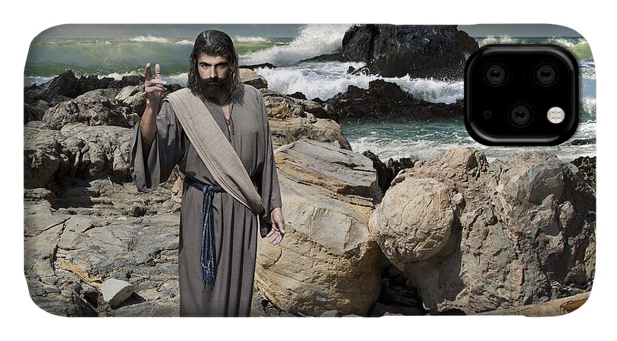 Jesus iPhone 11 Case featuring the photograph Go Your Faith Has Healed You by Acropolis De Versailles