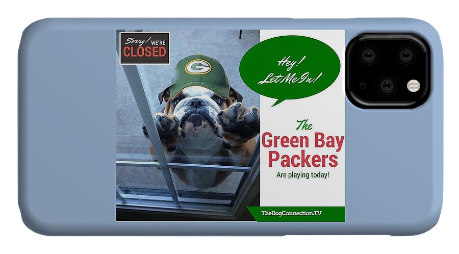 Green Bay Packers iPhone 11 Case featuring the digital art Green Bay Packers by Kathy Tarochione