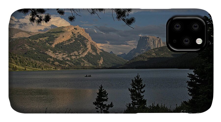 Wyoming iPhone 11 Case featuring the photograph Green River Lake by Ron Chilston
