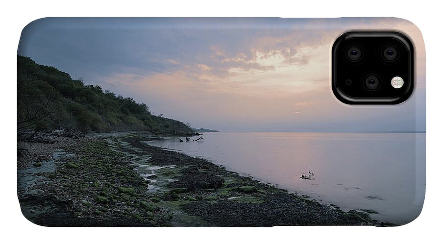 Dusk iPhone 11 Case featuring the photograph Hazy Sunset by Clayton Bastiani