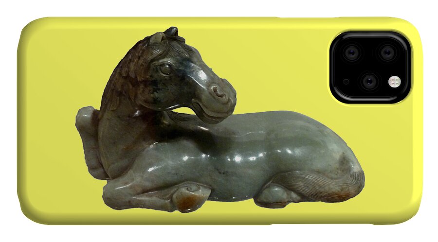 Horse iPhone 11 Case featuring the photograph Horse figure by Francesca Mackenney