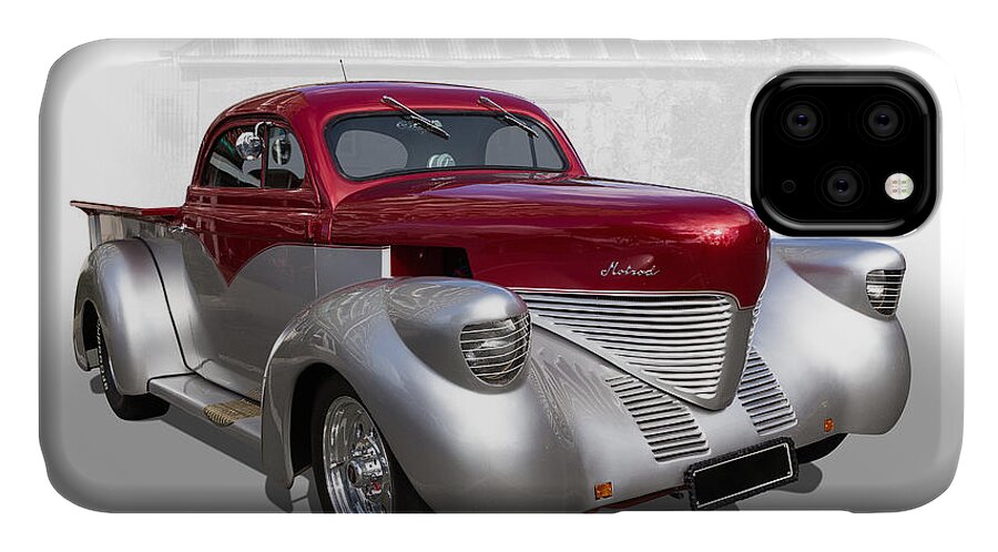 Willys iPhone 11 Case featuring the photograph Hotrod Utility by Keith Hawley