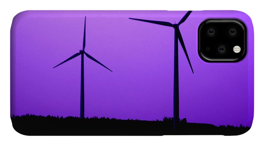 Windmills iPhone 11 Case featuring the photograph Introspection by Christopher Brown