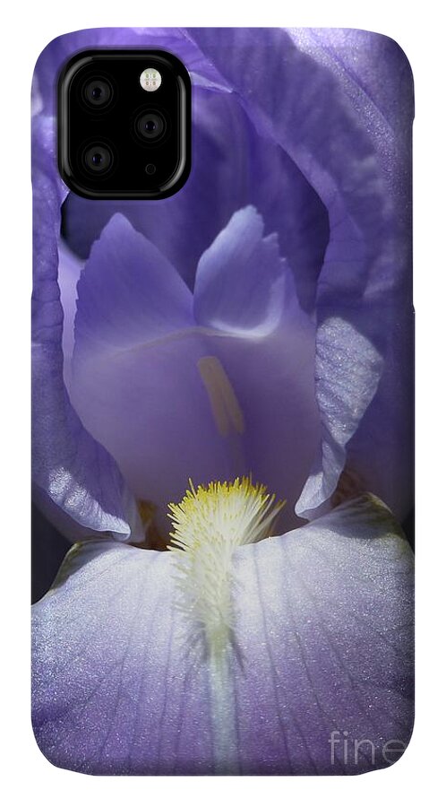 Beautiful iPhone 11 Case featuring the photograph Iris 2 by Jean Bernard Roussilhe