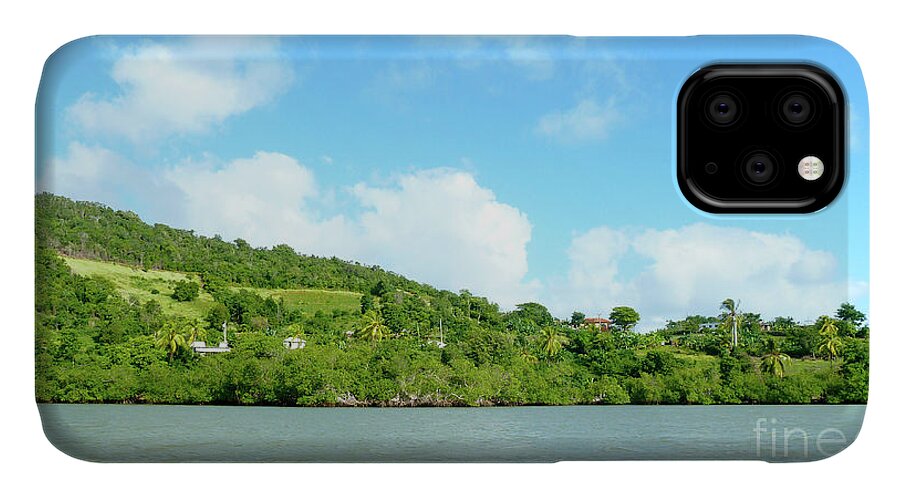 Photography iPhone 11 Case featuring the photograph Island View by Francesca Mackenney