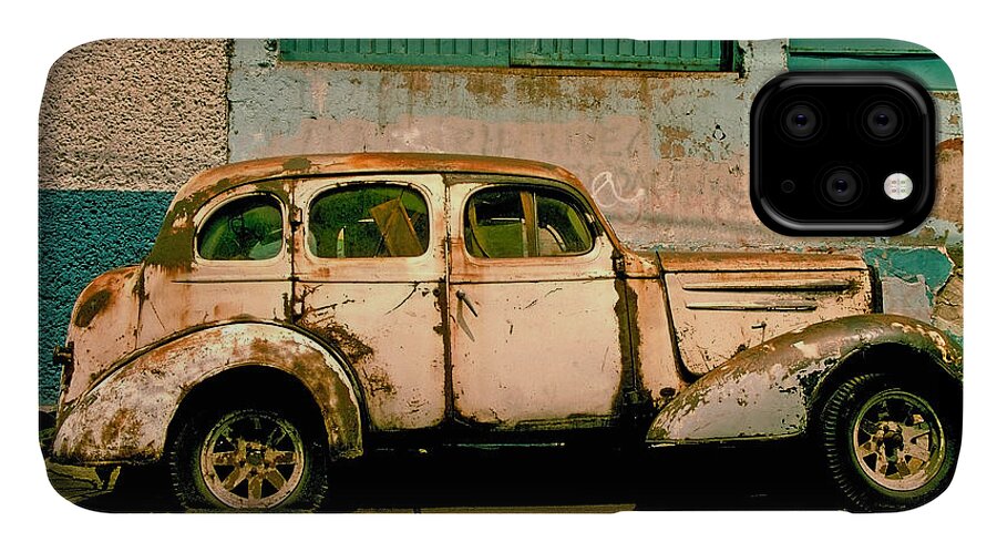 Skip iPhone 11 Case featuring the photograph Jalopy by Skip Hunt