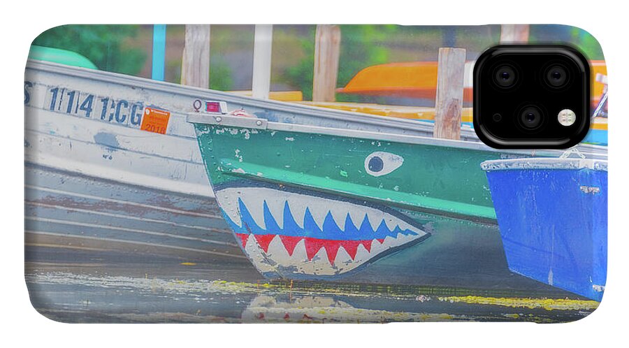 Boat iPhone 11 Case featuring the photograph Jaws by Pamela Williams