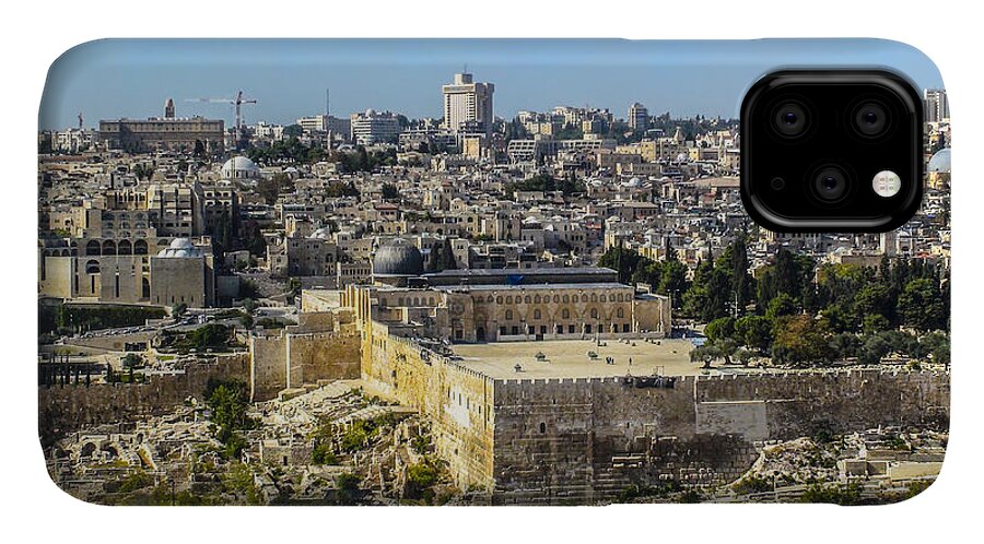 Jerusalem iPhone 11 Case featuring the photograph Jerusalem of Gold by Brian Tada