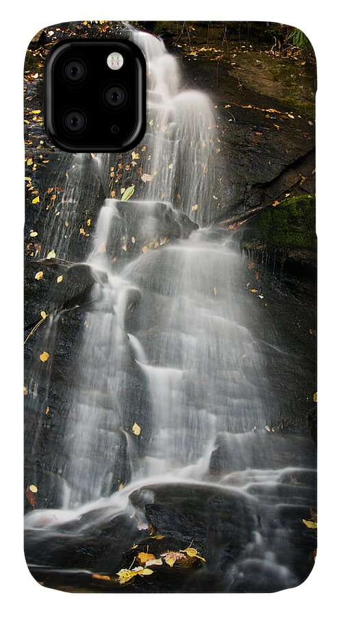 Waterfall iPhone 11 Case featuring the photograph Juney Whank Falls by Bob Decker