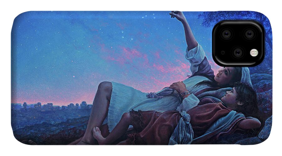 Jesus iPhone 11 Case featuring the painting Just for a Moment by Greg Olsen
