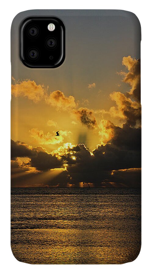 Sunrise iPhone 11 Case featuring the photograph Key West Sunrise 39 by Bob Slitzan